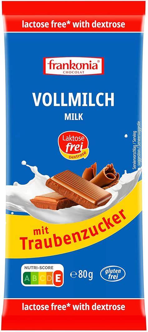 Rossmann Regal mit Frankonia Schokolade Sortimentsübersicht