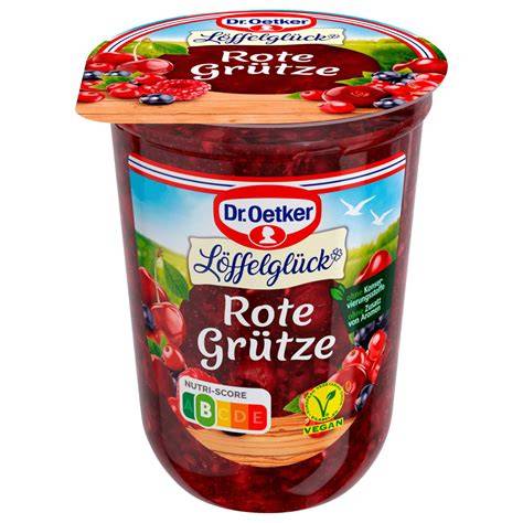 Rote Grütze im Supermarkt - das DDR-Dessert für die Creme
