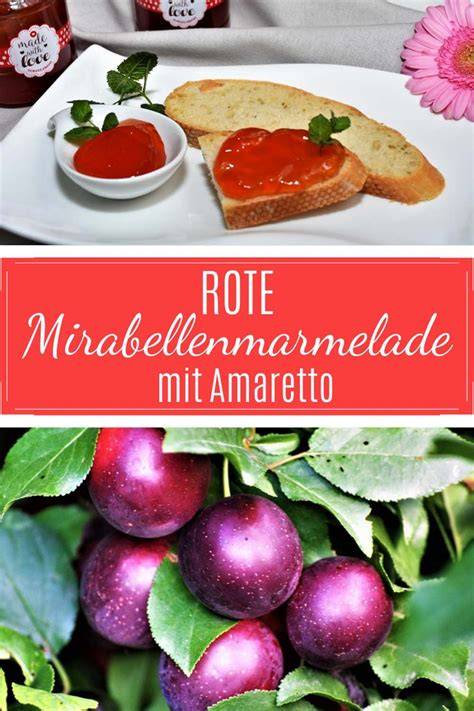 Rote Mirabellen-Marmelade