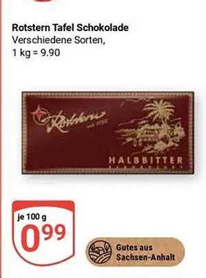Rotstern Tafel und Produktion