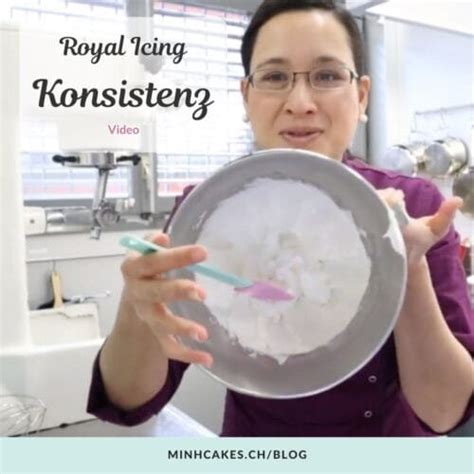 Royal Icing: Spitzen-Test und Konsistenz