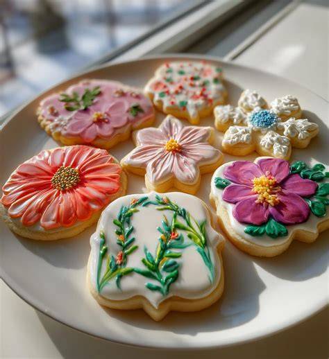 Royal Icing auf Sugar Cookies, Beispiel