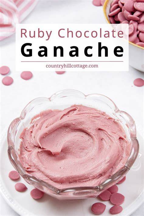 Ruby Ganache in Glas