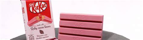 Ruby KitKat und Ruby-Tafeln im Sortiment