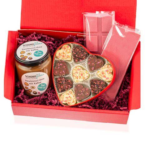 Ruby Schokolade Pralinen und Geschenkbox