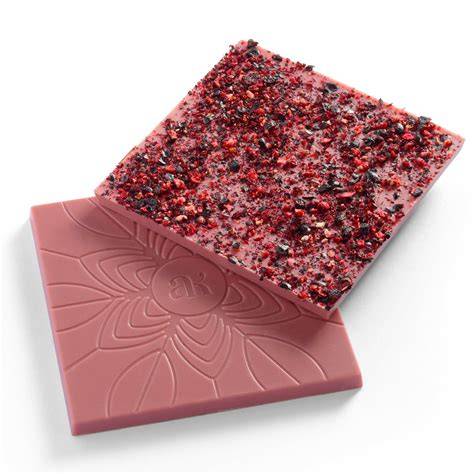 Ruby Schokolade mit getrockneten Früchten