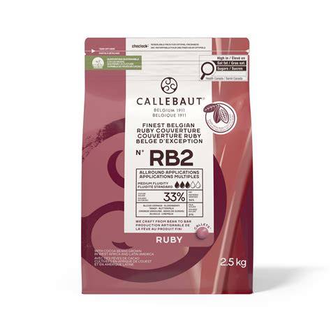 Ruby Schokoladen-Callets in rosaroter Farbe