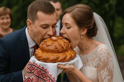Russische Hochzeit mit Zaubernuss-Gebäck