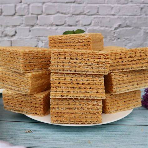 Russischer Waffelkuchen aus Waffelplatten