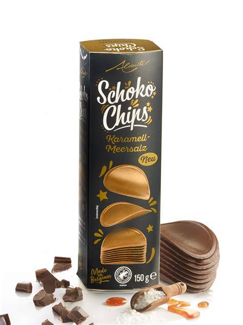Süß-salzige Karamell-Chips mit Meersalz