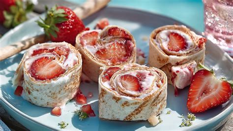 Süßer Wrap mit Marmelade und Früchten, Schritt-für-Schritt