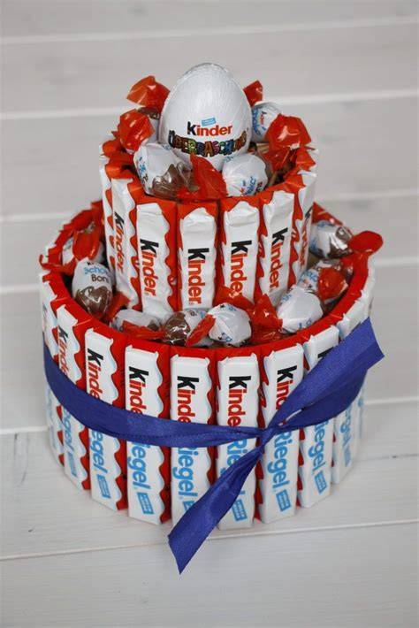 Süßigkeiten Torte als kreatives Geschenk