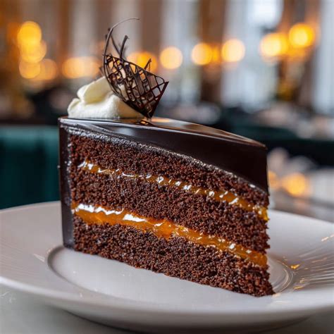 Sachertorte mit glänzender Glasur auf Kuchengitter