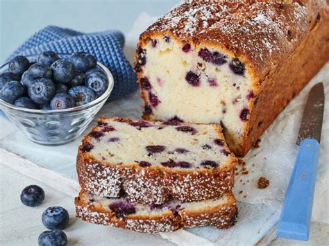 Saftiger Blaubeerkuchen in Kastenform