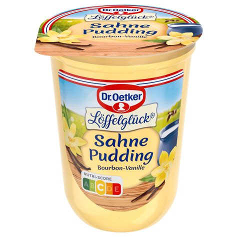 Sahnepudding Zutaten Infografik