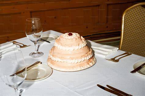 Saisonal gestaltete Kuchen auf dem Tisch
