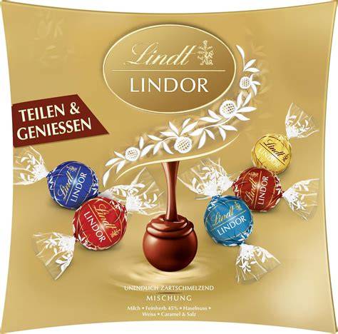 Saisonale Lindor Sorten und Verpackungen