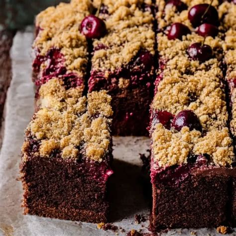 Saisonale Varianten: Schokoladen Streuselkuchen mit Beeren oder Äpfeln