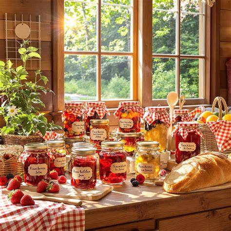 Saisonkalender: Geeignete Marmeladen und Gelees für jede Jahreszeit