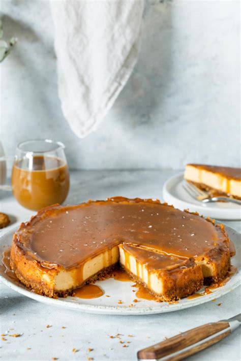 Salted Caramel Kuchen angeschnitten