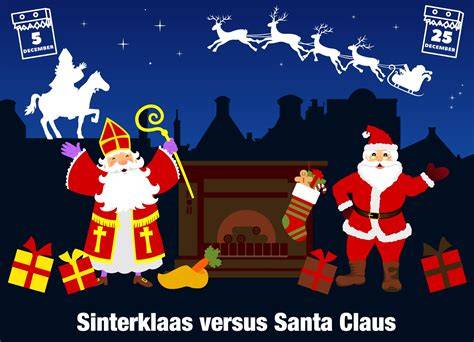 Santa Claus Entwicklung und Sinterklaas Adaptionen in Europa und Nordamerika