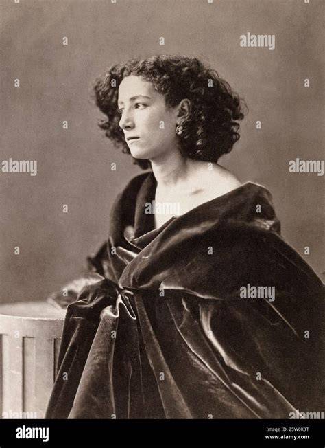 Sarah Bernhardt Portrait und Theaterplakat