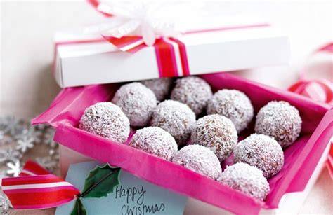 Schöne Geschenkverpackung für selbstgemachte Pralinen
