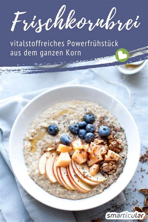 Schüssel Porridge als Alternative zu trockenem Müsli