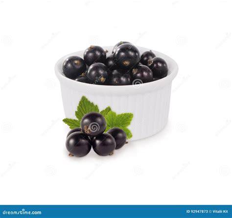 Schüssel mit schwarzen Johannisbeeren