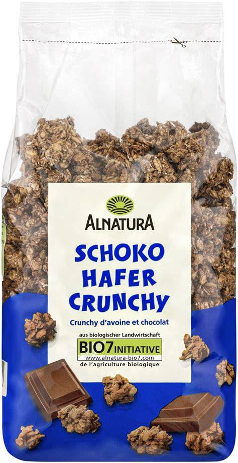 Schale mit Hafer Schoko Crunchy und Milch