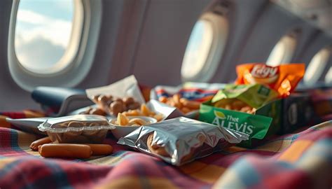 Schaubild: Erlaubte und verbotene Lebensmittel im Flugzeug