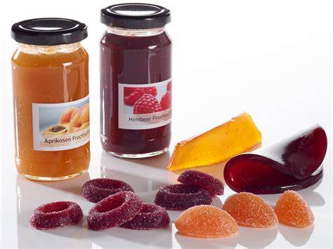 Schaubild: Gewinnung und Einsatz von Pektin in Marmelade