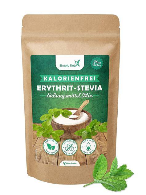 Schaubild: Mischung Erythrit + Stevia (Volumen vs. Süßkraft)
