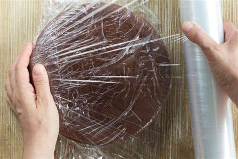 Scheibenweise Einfrieren und Verpacken von Torte