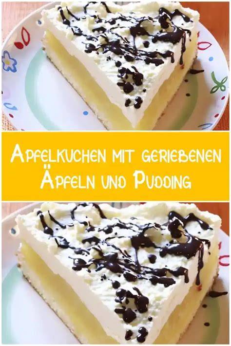 Schema: Apfel-Vanille-Füllung mit geriebenen Äpfeln, Zitronensaft und Puddingpulver