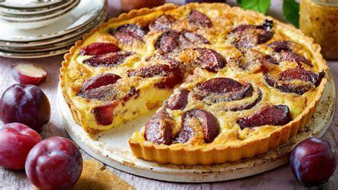 Schema: Arbeitsschritte Pflaumen-Tarte