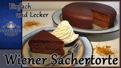 Schema: Aufbau der Sachertorte mit Marmeladen-Füllung und Glasur