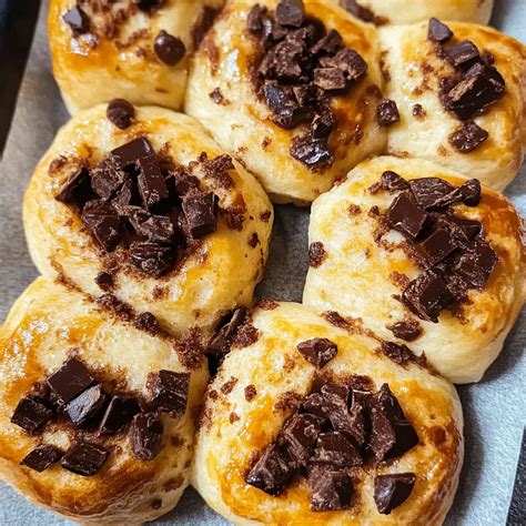Schema: Aufbewahrung und Einfrieren von Schokobrötchen