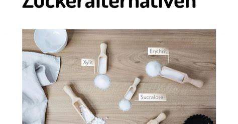 Schema: Backen ohne Zucker - Alternativen und Anwendungen