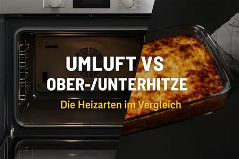 Schema: Backzeiten und Temperaturvergleich Ober-/Unterhitze vs. Umluft