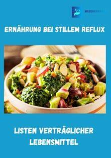 Schema: Empfohlene und zu meidende Lebensmittel bei stillem Reflux