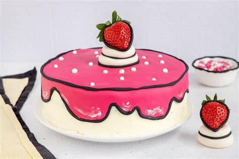 Schema: Ganache-Crumbcoat und Fondantglätten für Motivtorten