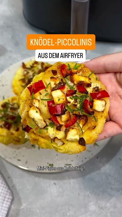 Schema: Kugel formen, flach drücken, XXL-Cookie im Airfryer bei 160°C 15-17 Min.