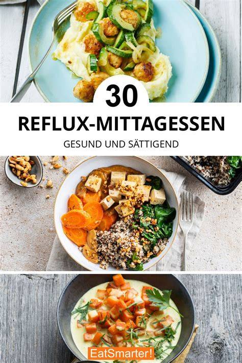 Schema: Magenfreundliche Mahlzeiten und Zubereitung bei Reflux