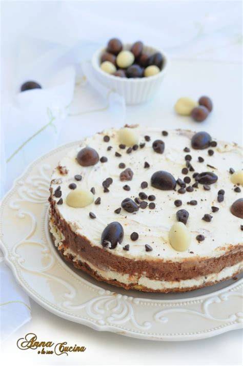 Schema: Nougat in heißer Sahne lösen, mit kalter Sahne mischen, kalt stellen