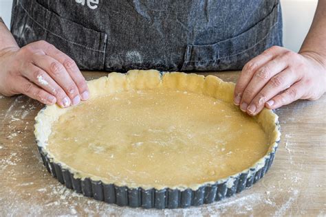 Schema: Schritt-für-Schritt zum Tortenboden aus Mürbeteig