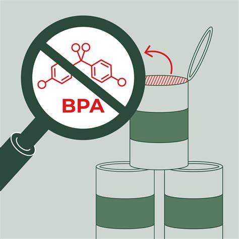 Schema: Weg von BPA aus Dosenlack in Maiskonserve