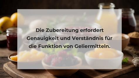 Schema: Wirkung von Geliermitteln in Marmelade