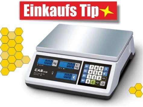 Schema: externe Waage beim Honigverkauf