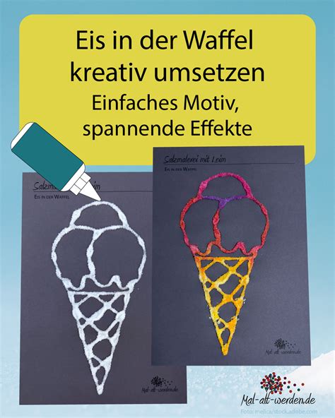 Schema Eis­waffel-Herstellung